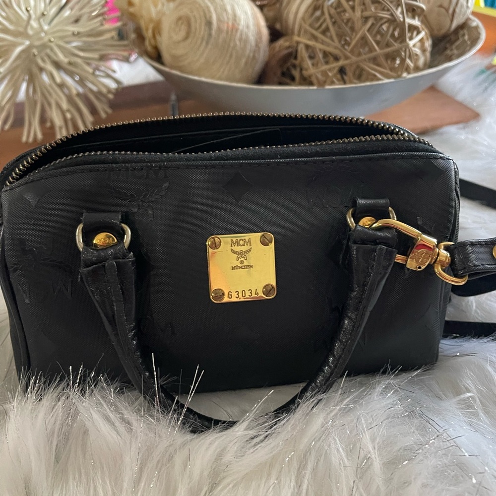 Vintage MCM Boston Nano crossbody bag